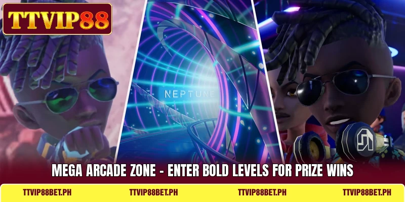 Mega Arcade Zone - Enter Bold Levels For Prize Wins