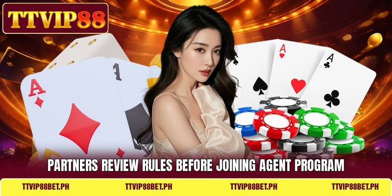 Partners review rules before joining agent program Partners review rules before joining agent program