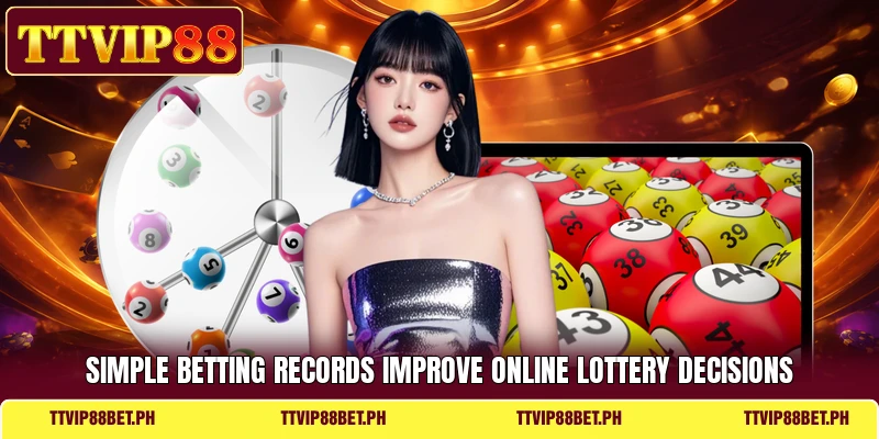 Simple betting records improve online lottery decisions Simple betting records improve online lottery decisions