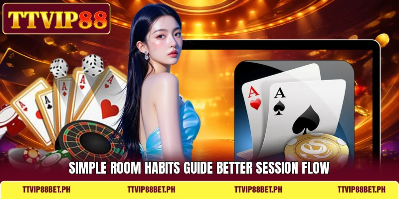 Simple room habits guide better session flow Simple room habits guide better session flow