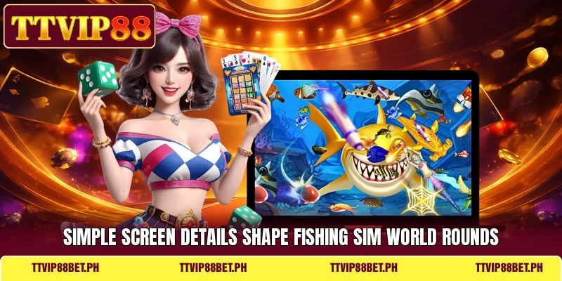 Simple screen details shape Fishing Sim World rounds Simple screen details shape Fishing Sim World rounds