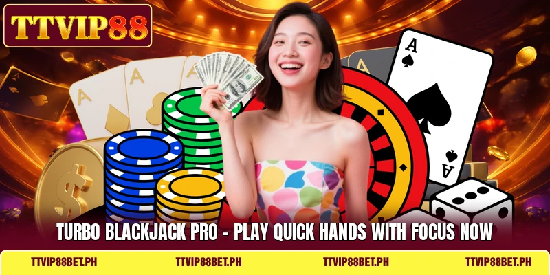 Turbo Blackjack Pro - Play Quick Hands With Focus Now